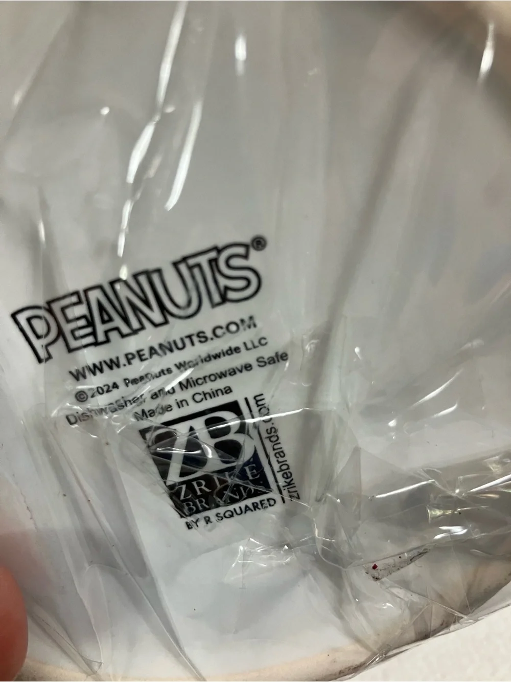 Peanuts white ceramic
